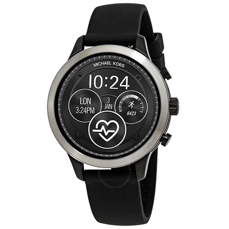 Michael Kors Runway Heart Rate Quartz Digital Black Dial